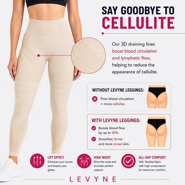 Legging Sculptant 3D - Golden Sand