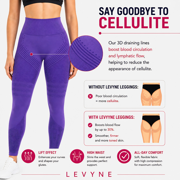 Legging Sculptant 3D - Deep Plum